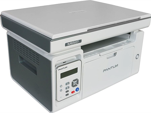 Лазерное многофункциональное устройство Pantum M6507, P/C/S, Mono laser, А4, 22 ppm (max 20000 p/mon), 600 MHz, 1200x1200 dpi, 128 MB RAM, paper tray