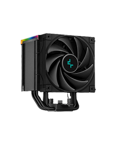 Кулер для процессора DEEPCOOL AK500 DIGITAL LGA20XX/1700/1200/115X/AM5/AM4 (9шт/кор, TDP 240W, PWM, Fan 120mm, 5 тепл. трубок, Copper Base, черный) RE