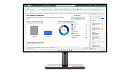 Монитор Lenovo ThinkVision P27h-30 27" QHD (2560x1440) IPS, 4ms, 350cd, 1000:1, 1x HDMI 2.1 TMDS, 1x DP 1.4, 1x DP 1.4 Out, 1x USB-C 3.2 Gen 1, 1x RJ4