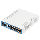 Точка доступа wi-fi MikroTik hAP ac with 720MHz CPU, 128MB RAM, 5x Gigabit LAN, built-in 2.4Ghz 802.11b/g/n three chain wireless with integrated ante