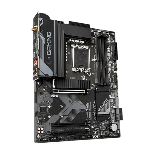 Материнская плата GIGABYTE B760 GAMING X AX, LGA1700, B760, 4*DDR5, 4*SATA, 3*M.2, 3*USB 3.2, 5*USB 2.0, 3*PCIx16, HDMI+DP, ATX