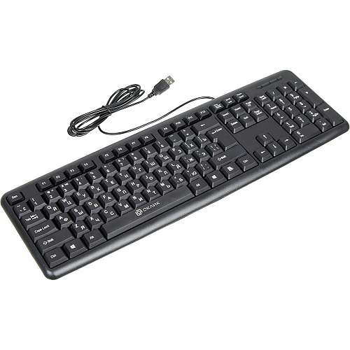 Клавиатура Oklick 180V2 черный {Клавиатура, USB} [1185956]