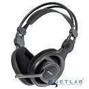 A4Tech HS-100, черные/серый {Гарнитура, мониторные, 20 - 20000Гц, длина шнура 2м}
