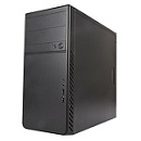 MiniTower Powerman ES861 Black PM-400ATX 2*USB 2.0,HD,Audio mATX