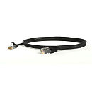 ITK PC01-C6FL-05M / PC09-C06U-5M-FL Коммутационный шнур плоский кат.6 UTP 5м чёрный