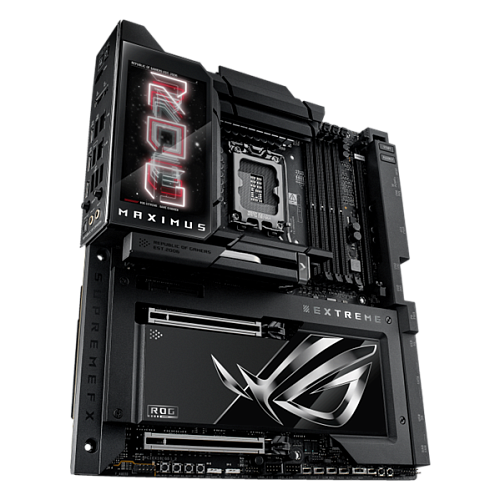 Материнская плата ASUS ROG MAXIMUS Z890 EXTREME, LGA1851, Z890, 4*DDR5, 4*SATA, 6*M.2, 7*USB 3.2, Type-C, 2*PCIx16, 2*PCIx4, 2*Thunderbolt™ 5, HDMITM