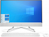 Моноблок HP 24-df1015ur 23.8" Full HD i3 1125G4 (2) 4Gb SSD128Gb MX330 2Gb CR Windows 10 Home GbitEth WiFi BT 90W клавиатура мышь Cam белый 1920x1080