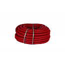TDM SQ0413-0032 Труба гофрированная ПНД d 20 с зондом (100 м) легкая красная