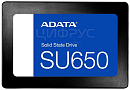 Твердотелльный накопитель ADATA SU650 2.5" SATA 2TB 520/450 TBW 1120TB 3D NAND RETAIL