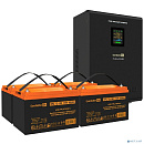 Exegate EX296670RUS Комплект ИБП EX296004RUS + батарея 100Ач EX285656RUS 4шт (инвертор, синус, для котла, настенный) FineSine SX-5000.LCD.AVR.2SH.T <5