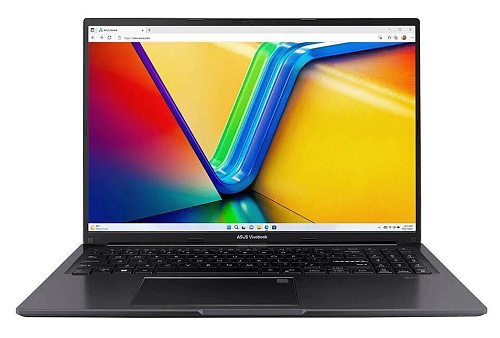ноутбук asus vivobook series m1605ya-mb002 16" oled 1920x1200/amd ryzen 5 7530u/ram 8гб/ssd 512гб/amd radeon graphics/eng|rus/dos/черный/1.88 кг 90nb1