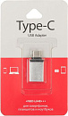 Переходник Redline УТ000012622 USB (f)-USB Type-C (m) серебристый