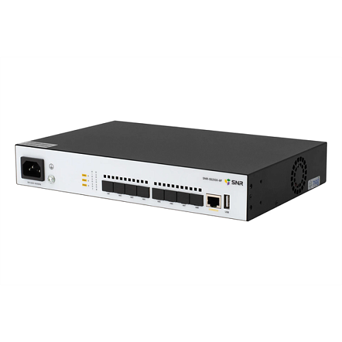 коммутатор SNR Управляемый коммутатор уровня 2+, 8 x 1/10GE SFP+. Питание: 220V AC
