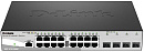 Коммутатор D-LINK Коммутатор/ 16-ports UTP 10/100/1000Base-T + 4-ports Gigabit SFP, Gigabit Web Smart III Switch, 19"