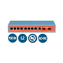 WI-PMS310GF, Коммутатор управляемый L2 PoE 150Вт, порты 8 PoE GE + 2SFP