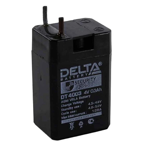 Батарея Delta DT 4003 4В, 0.3Ач