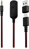 Наушники с микрофоном HyperX Cloud III черный/красный 1.2м мониторные оголовье (727A9AA)
