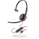 Plantronics 209744-22 Проводная гарнитура BlackWire C3210 USB-A, SINGLE UNIT