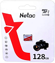 Netac P500 ECO 128GB MicroSDXC U1/C10 up to 80MB/s, retail pack card only