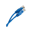 Патчкорд литой "Telecom" UTP кат.5е 5,0м синий