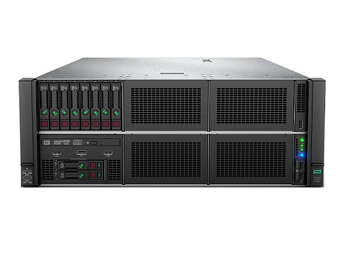 сервер hpe proliant dl580 gen10 2x5220 4x32gb 2.5" p408i-p 331flr 4x800w (p05673-b21)