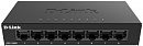 Коммутатор D-LINK DGS-1008D/K2A 8x1Гбит/с неуправляемый