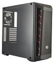Cooler Master MasterBox MB511, 2xUSB3.0, 1x120 Fan, w/o PSU, Black, Red Trim, Mesh Front Panel, ATX