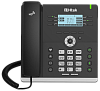 IP-телефон Hitek Классический , до 6 SIP-аккаунтов, монохромный ЖКД 2.8" 192*64 пикс. с подсветкой, HD-звук, 10 прогр. клав., BLF/BLA, PoE, БП в комплекте