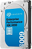 жесткий диск seagate hdd sas 2,5" 600gb, st600mm0099, exos 10e2400 10k, 10000 rpm, 256mb buffer, 512e/4k, 1 year