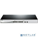 D-Link DXS-1210-10TS/A2A PROJ Настраиваемый коммутатор Smart уровня 2+ с 8 портами 10GBase-T и 2 портами 10GBase-X SFP+