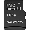 Micro SecureDigital 16GB Hikvision HS-TF-C1(STD)/16G/Adapter <HS-TF-C1(STD)/16G/Adapter> (с SD адаптером) R/W Speed 90/12MB/s