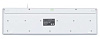 Клавиатура Оклик 550ML белый USB slim Multimedia LED