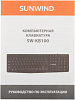 Клавиатура SunWind SW-KB100 черный USB