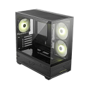 Корпус для ПК MSI MAG Pano M110R , Micro-ATX, 1xUSB 3.2 Gen 1, 1xUSB 3.2 Gen2x2 Type-C, 2x140mm, ARGB Reverse Blade Fan, 1x120mm ARGB Fan, ARGB+PWM Co