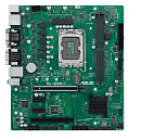 Материнская плата ASUS PRO H610M-C-CSM, LGA1700, H610, 2*DDR5, 4*SATA, 1*M.2, 2*USB 3.2, 2*USB 2.0, 1*COM port, 1*PCIx16, 2*PCIx1, DP+HDMI+VGA, mATX;