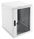 Шкаф коммутационный ЦМО (ШРН-12.500-9005) настенный 12U 600x529мм пер.дв.стекл 200кг черный 470мм 18кг 180град. 612мм металл