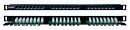 Патч-панель Hyperline PPHD-19-24-8P8C-C5E-110D 19" 0.5U 24xRJ45 кат.5e UTP