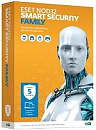 ПО Eset NOD32 Smart Security Family 5 ПК 1 год Box