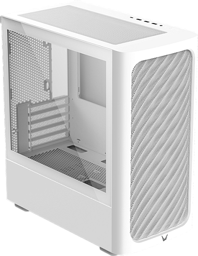 корпус Formula V Line Air Mesh G3 Plus White, MATX, Type-C*1, USB3.0*2, FRONT 3x120mm FRGB, REAR 1x120mm FRGB