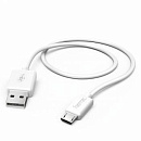Кабель Hama 00173628 USB (m)-micro USB (m) 1.4м белый