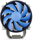 Устройство охлаждения(кулер) Deepcool Gammaxx S40 Soc-AM5/AM4/1151/1200/1700 черный/синий 4-pin 18-26dB Al+Cu 130W 610gr Ret