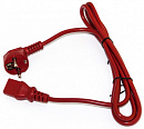 Шнур питания Hyperline PWC-IEC13-SHM-1.8-RD C13-Schuko проводник.:3x0.75мм2 1.8м 250В 10А (упак.:1шт) красный