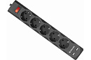 Удлинитель с сетевым фильтром DEFENDER DFS 753 3,0 м, 5 розеток, 2xUSB, 2.1A