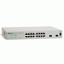 Коммутатор Allied Telesis 16x10/100/1000TX WebSmart switch + 2xSFP (VLAN group, Port Trunking, Port Mirroring, QoS) rackmount hardware included