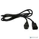 Шнур питания Lanmaster LAN-PP13/14-1.8-BK (упак.:1шт) 1м черный