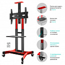 Стойка для телевизора Onkron TS1551 красный 40"-70" макс.45.5кг напольный мобильный