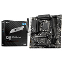 Материнская плата MSI PRO B760M-A WIFI B760, LGA1700, 4*DDR5, 2*PCIEx16, 1*PCIEx1, 2*M.2, 1*TypeC, 2*USB3.2Gen2, 6*USB3.2Gen1, 6*USB2.0, 4*SATA3.0, 2.