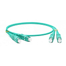 Hyperline FC-D2-503-SC/PR-SC/PR-H-30M-LSZH-AQ Патч-корд волоконно-оптический (шнур) MM 50/125(OM3), SC-SC, 2.0 мм, duplex, 10G/40G, LSZH, 30м