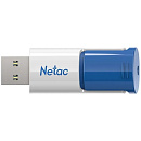Netac USB Drive 512GB U182 Blue <NT03U182N-512G-30BL>, USB3.0, сдвижной корпус, пластиковая бело-синяя