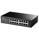 Коммутатор CUDY 16-Port 10/100 Mbps Metal Switch 16-Port 10/100 Mbps Switch, 16 10/100 Mbps RJ45 Ports, Switch/VLAN/Extend working mode DIP switch, Ra